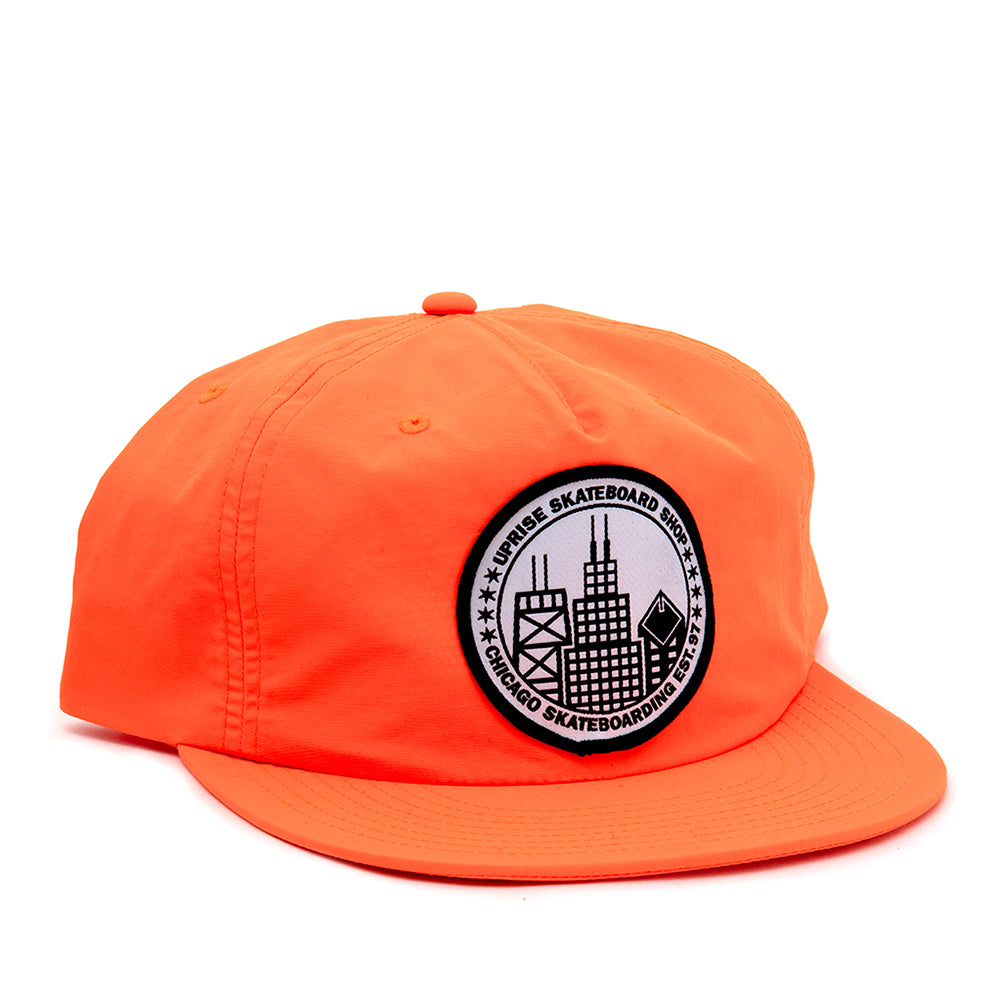 City Seal Nylon Snapback (Orange)