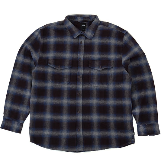 Bixby Plaid Flannel Shirt (Dark Port Red / Pewter Heather Grey) VBU