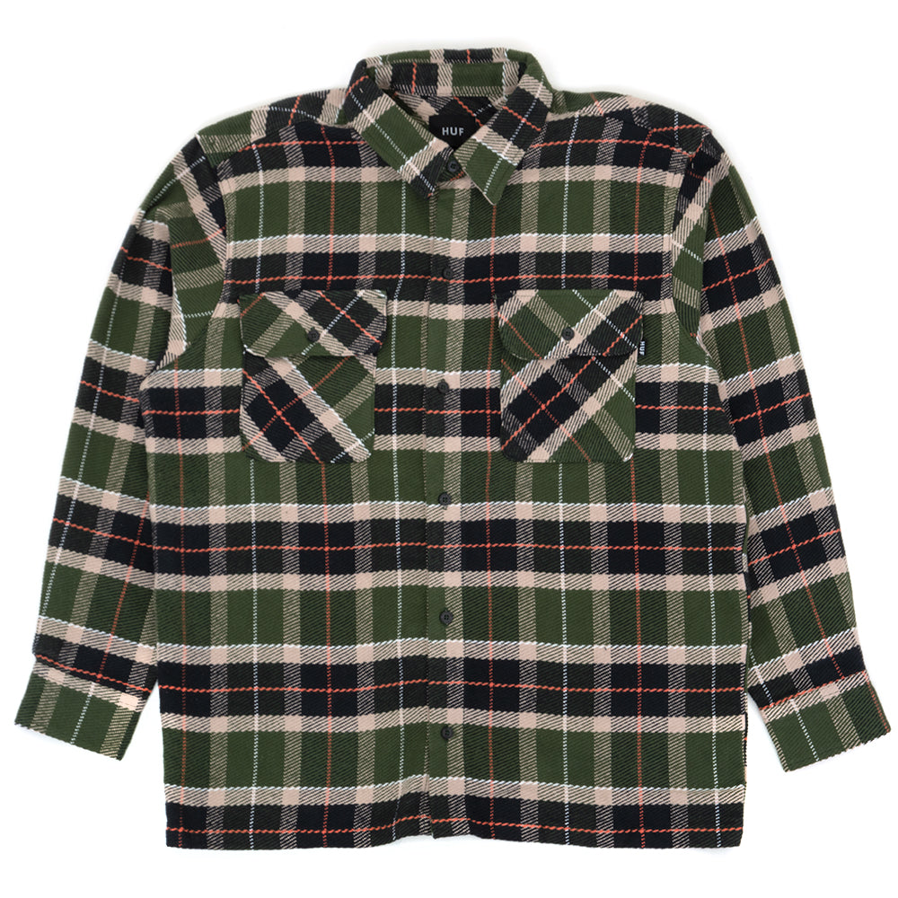Prescott Flannel Shirt (Pine) (S)