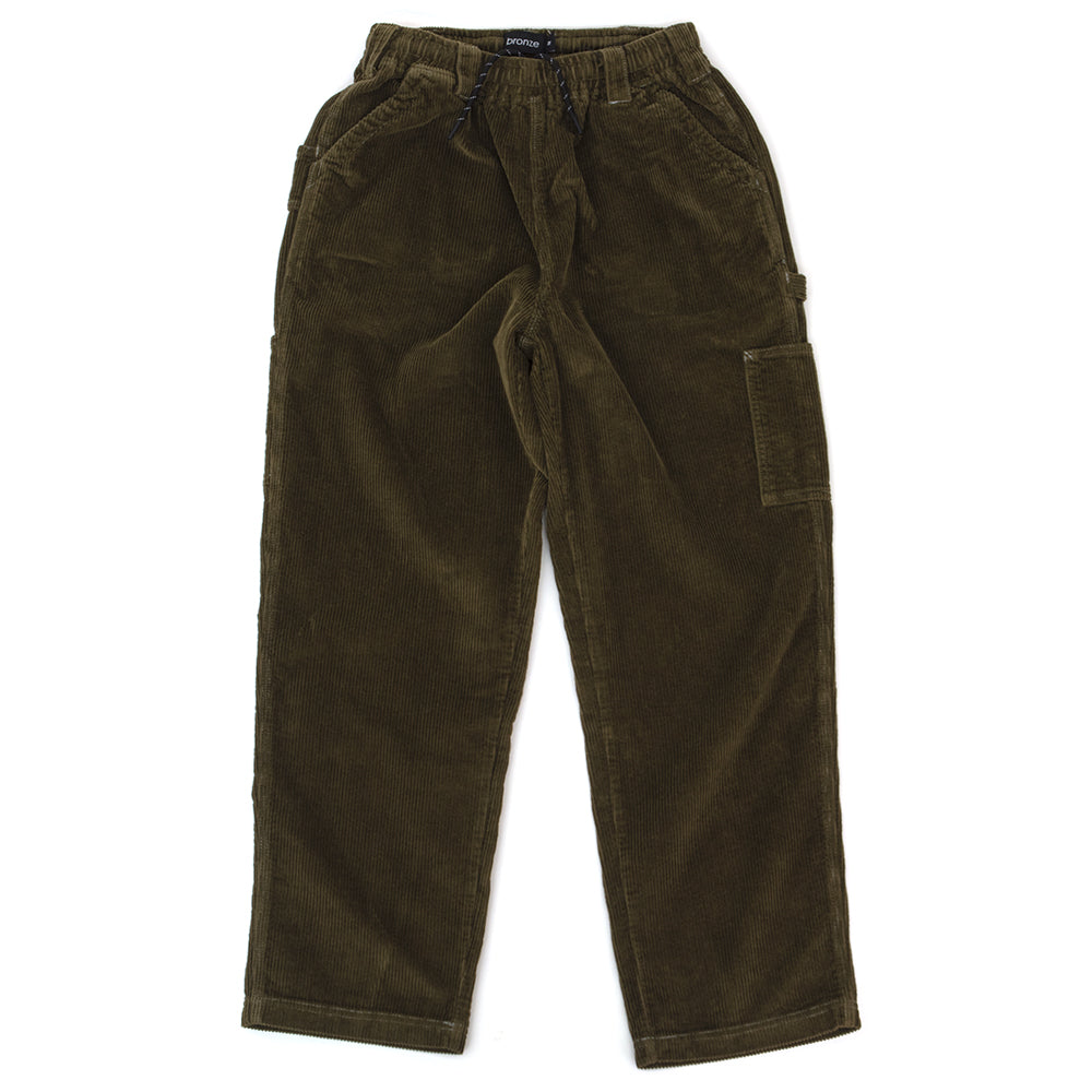 Corduroy Relaxed Pant (Olive)