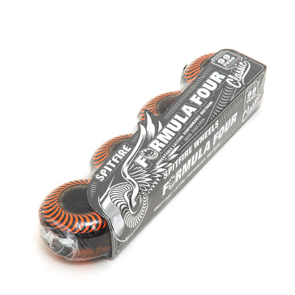 54mm Formula Four Classic Swirl Black / Orange (99 Duro)