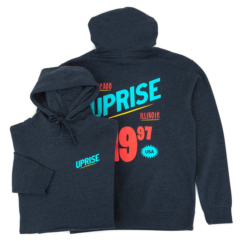 Bodega Signage Hooded Sweatshirt (Navy Heather)