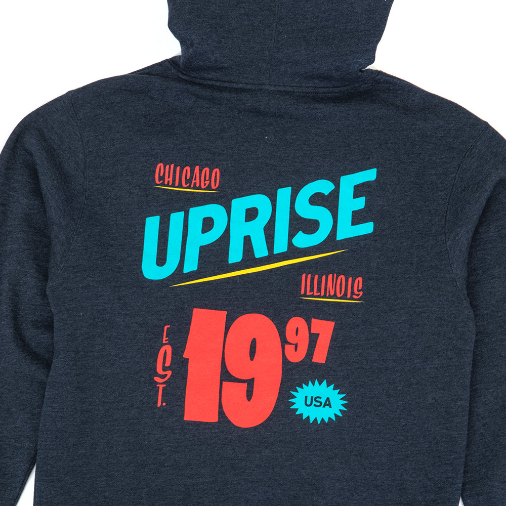 Bodega Signage Hooded Sweatshirt (Navy Heather)