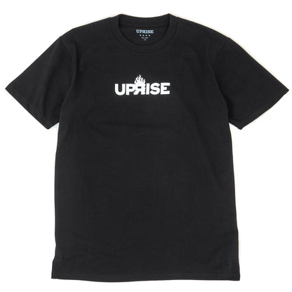 Flame Logo Tee (Black / White)