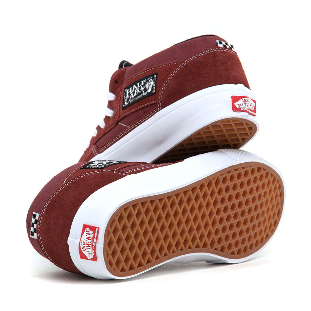 Skate Half Cab (Burgundy / White) VBU