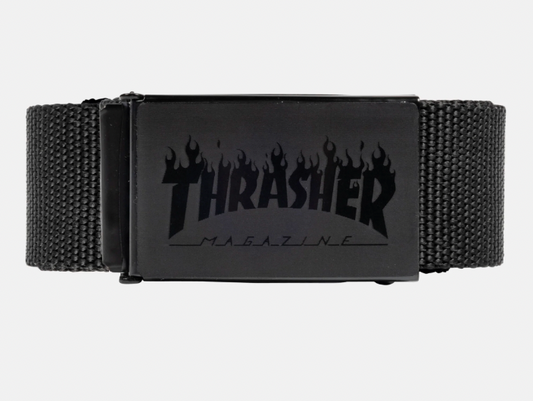 Flame Web Belt (Black)