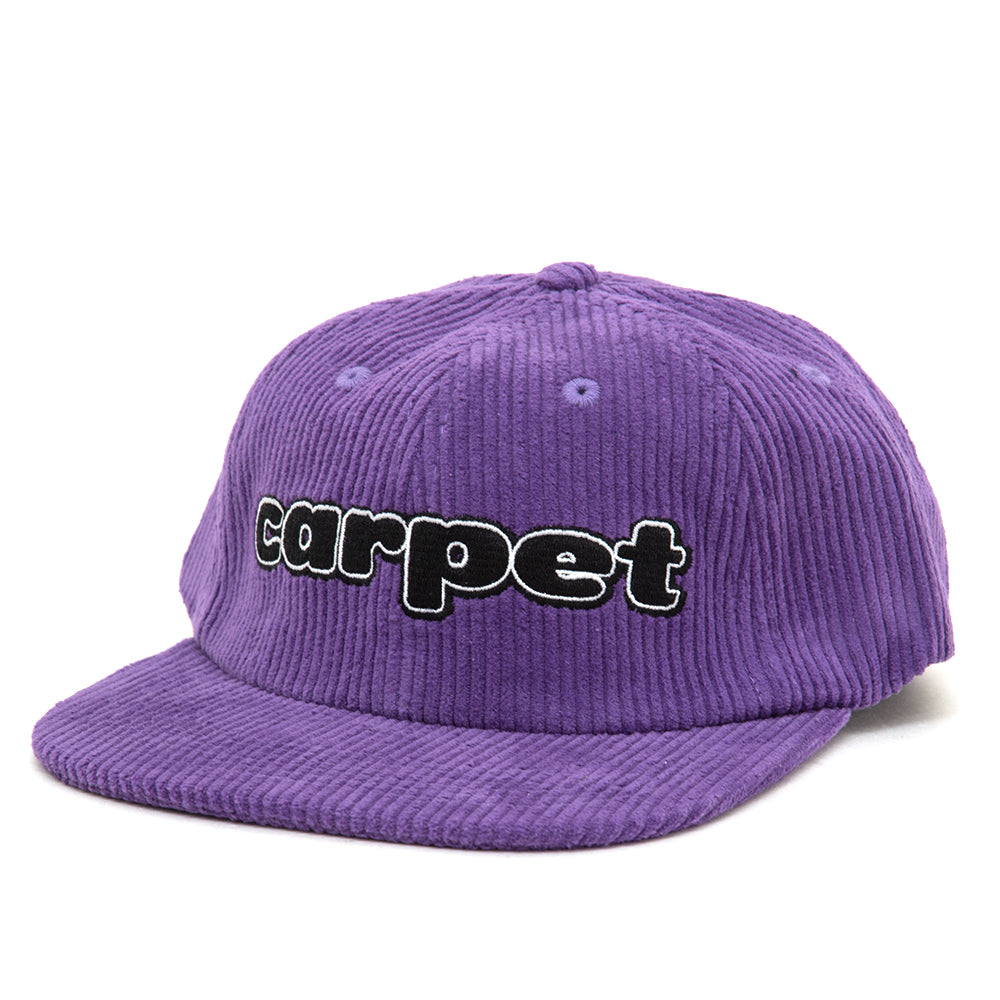Dino Corduroy Strapback Hat (Purple)