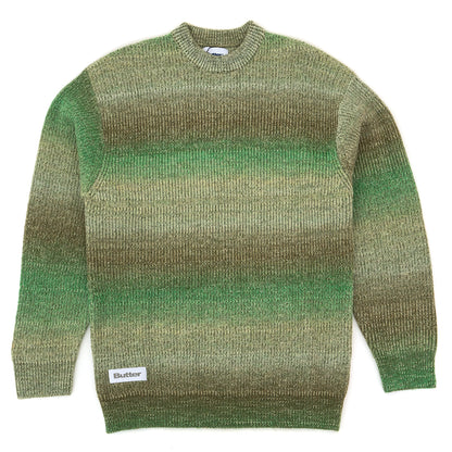 Beams Knit Sweater (Pesto)