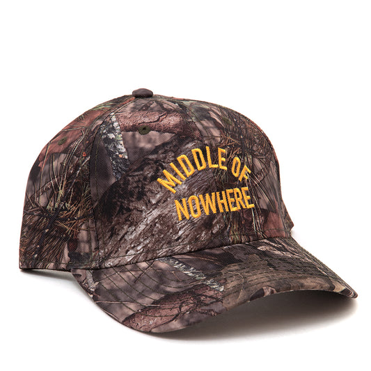 Middle Of Nowhere Snapback Hat (Camo)