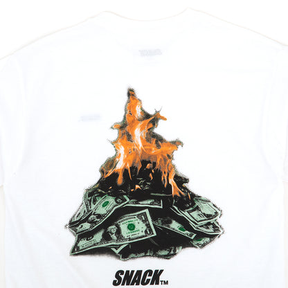 Burning Money T-Shirt (White)