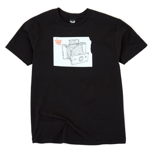 Hecox Polaroid Camera S/S T-Shirt (Black)
