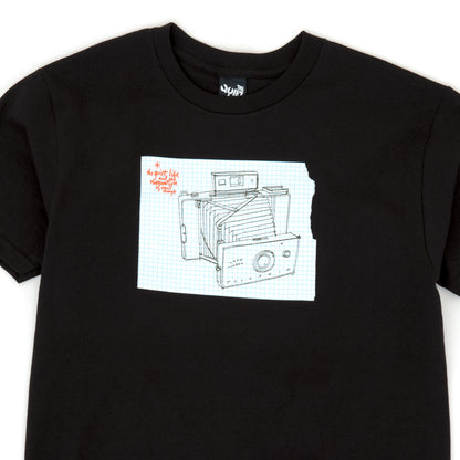 Hecox Polaroid Camera S/S T-Shirt (Black)