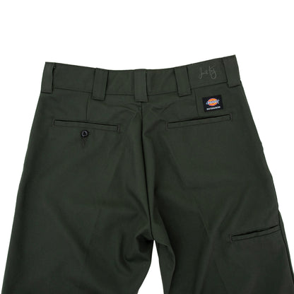 Jamie Foy Loose Straight Twill Pant (Olive)