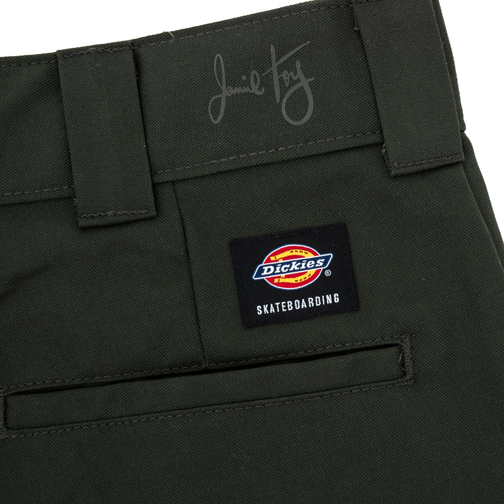 Jamie Foy Loose Straight Twill Pant (Olive)