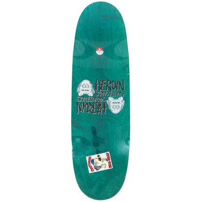 Team Auntie Razor Egg Shaped Deck - Wheel Wells (9.75)