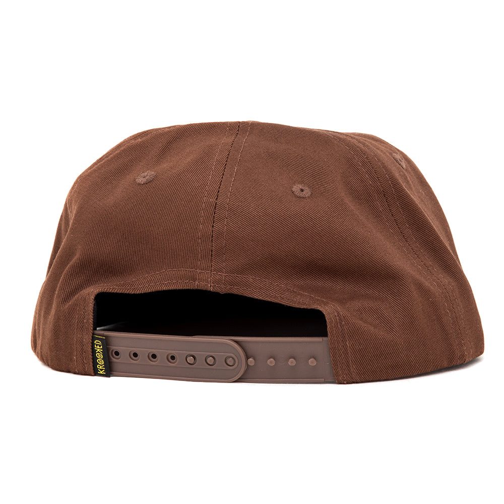 Sweatpants Redux 5 Panel Snapback Hat (Brown)