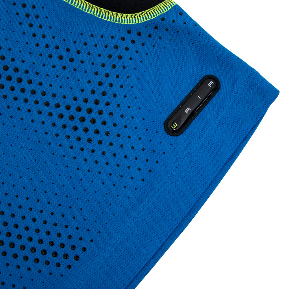Ishod S/S Jersey Top (Brilliant Blue / Black)