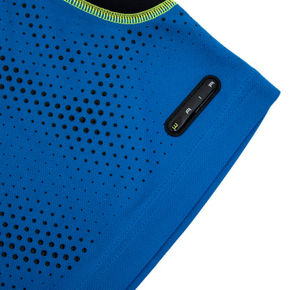 Ishod S/S Jersey Top (Brilliant Blue / Black)