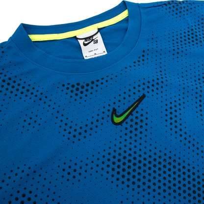 Ishod S/S Jersey Top (Brilliant Blue / Black)