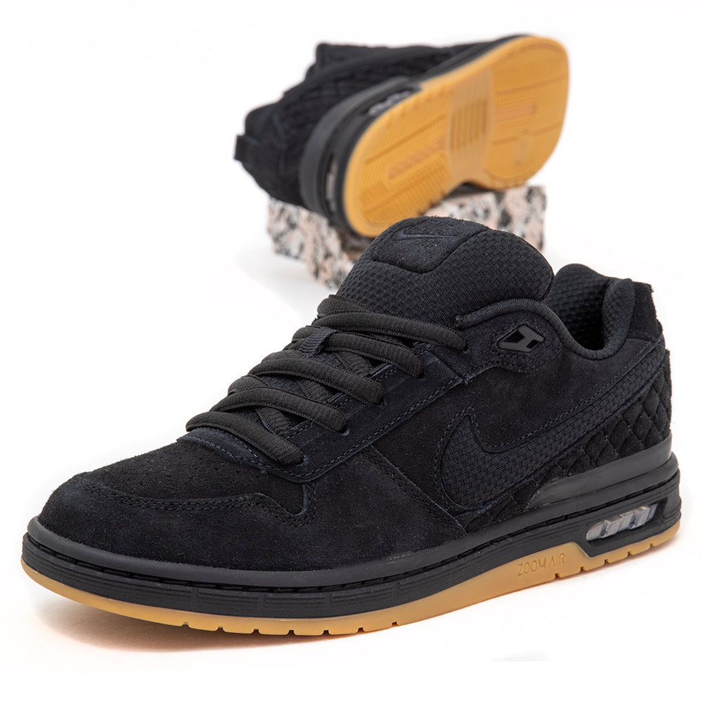 Zoom Air Paul Rodriguez Low (Black / Black - Gum)