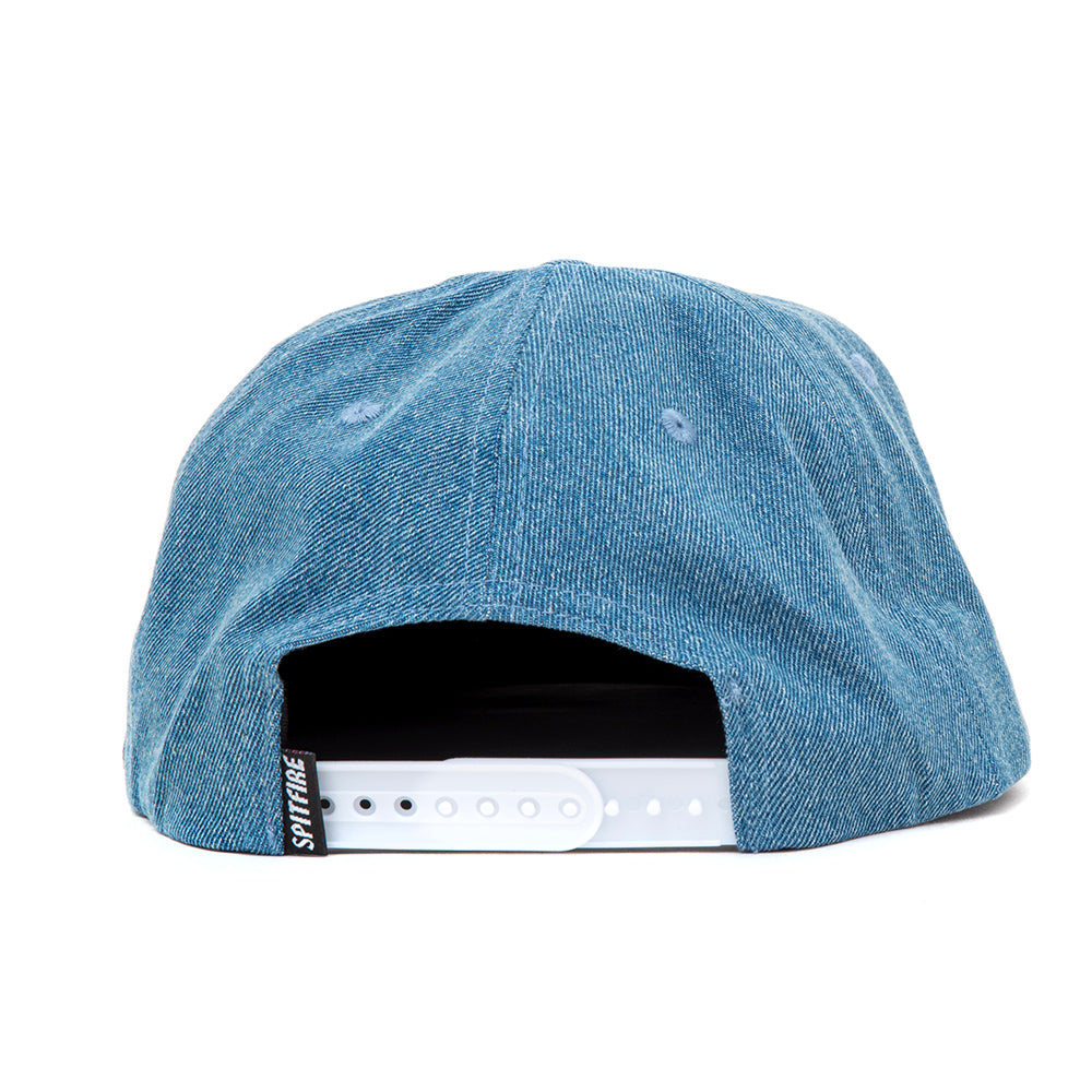 Adj. Bighead Fill 5 Panel Snapback Hat (Wash Denim)