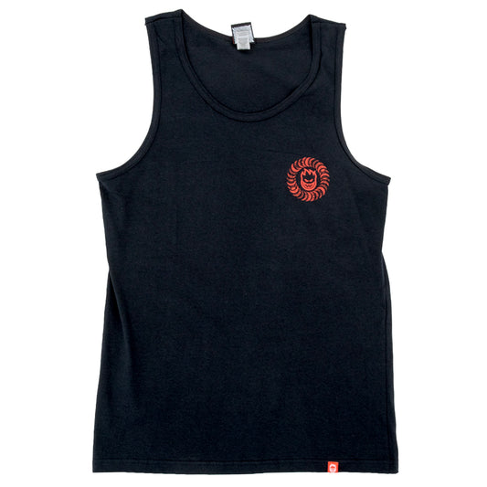 Classic Swirl Tank Top (Paisley Black)