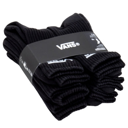 Classic Crew Sock 6-Pack (Black)