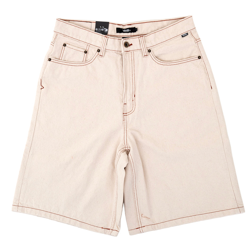 Check 5 Baggy Denim Short (Natural Seed)