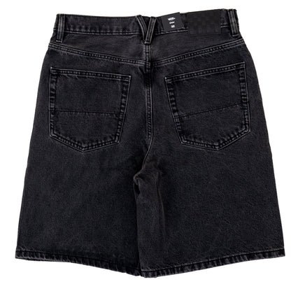 Check 5 Baggy Denim Short (Washed Black)