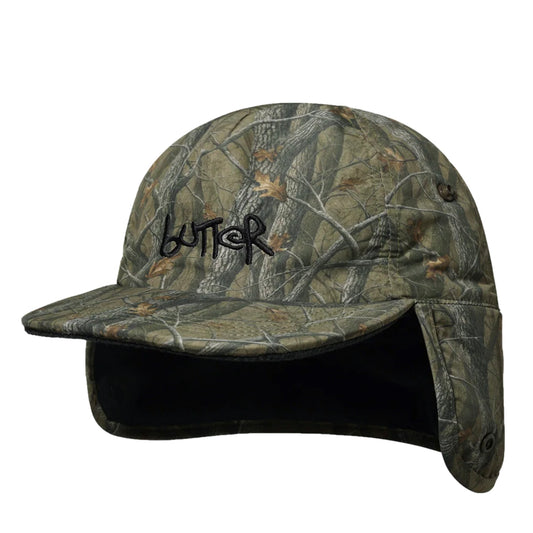 Polartec Reversible Trapper Cap (Forest Camo / Navy)
