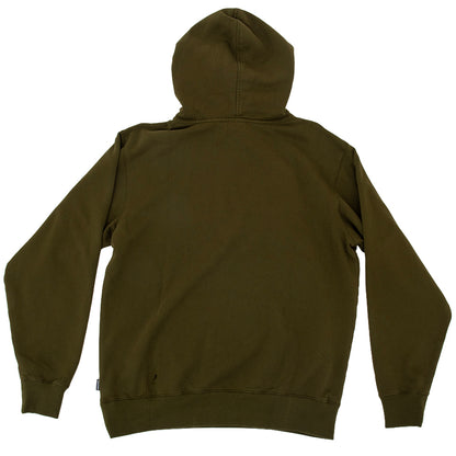 Script Hooded Sweatshirt (Military Green)