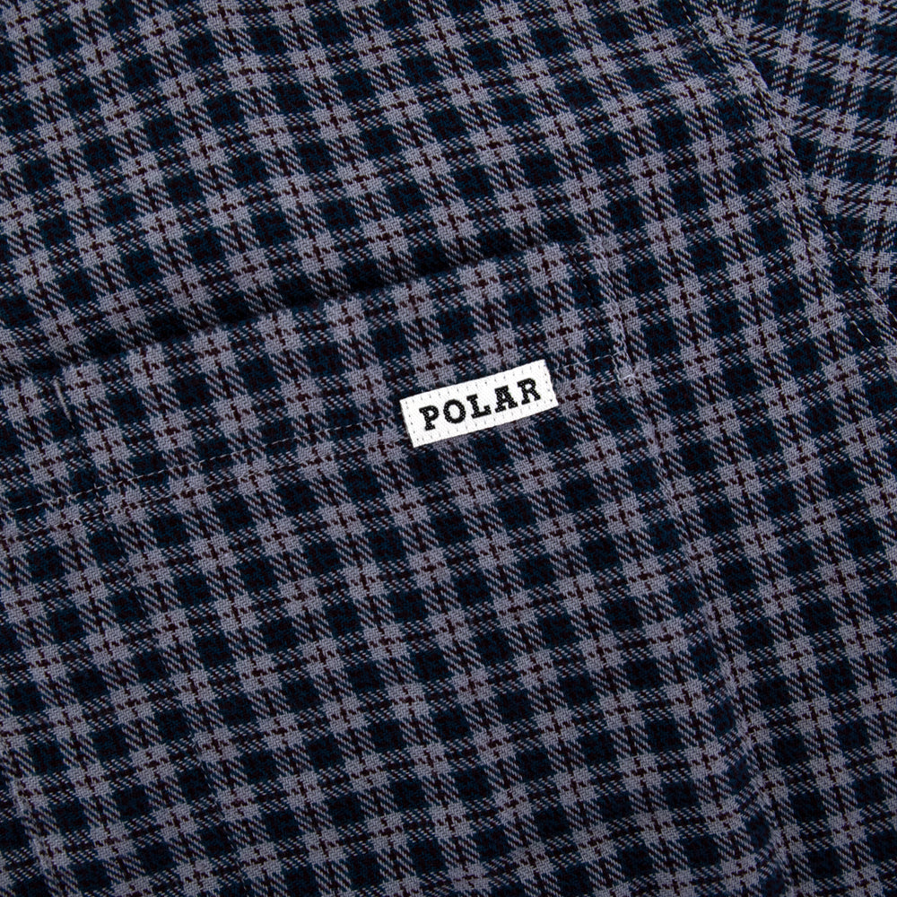 Mitchell S/S Button Up Shirt (Petrol / Bordeaux)