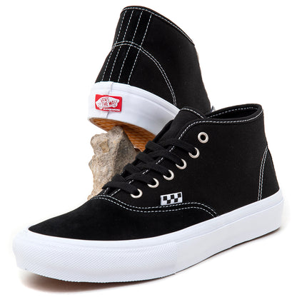 Skate Authentic Mid (Black / White)