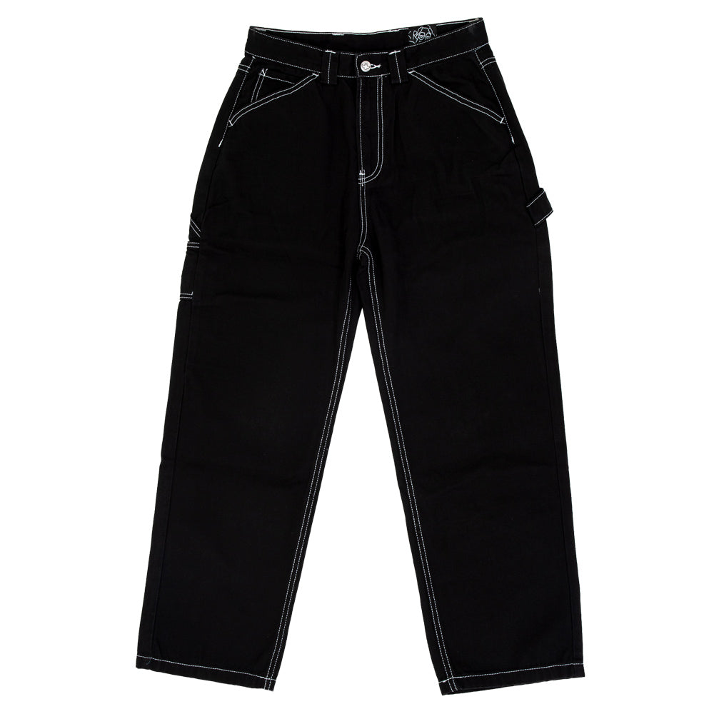 Sun Heart Carpenter Pant (Black / Yellow)