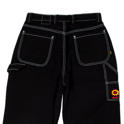 Sun Heart Carpenter Pant (Black / Yellow)