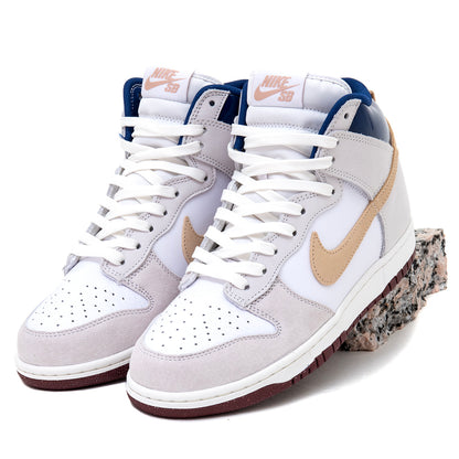 Dunk High Pro QS (Beyond) White / Ivory - Sand Dune - Blue Void