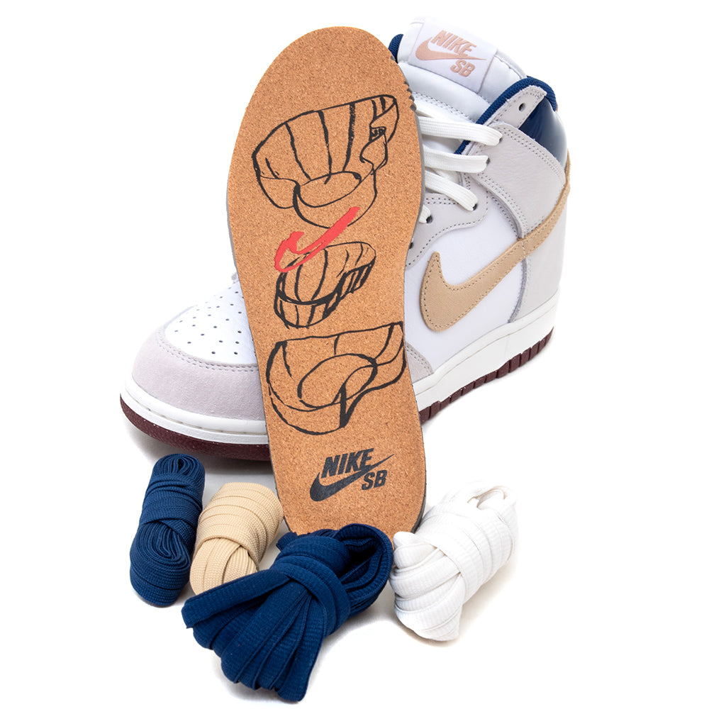 Dunk High Pro QS (Beyond) White / Ivory - Sand Dune - Blue Void