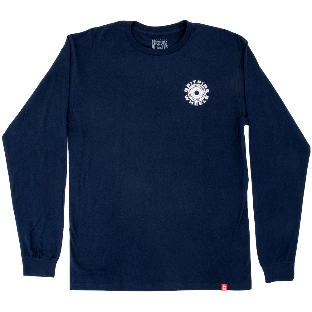 Classic 87' Swirl L/S Shirt (Navy / White)