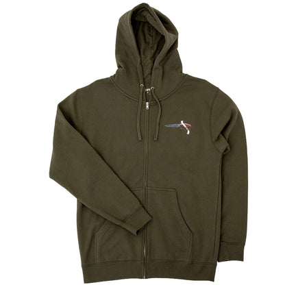 Fight Song Zip Up Hoody (Army Green)