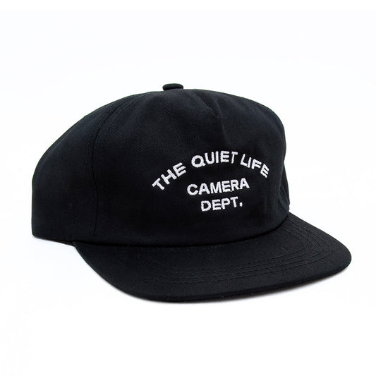 Camera Dept. Unstructured 5 Panel Hat (Black)