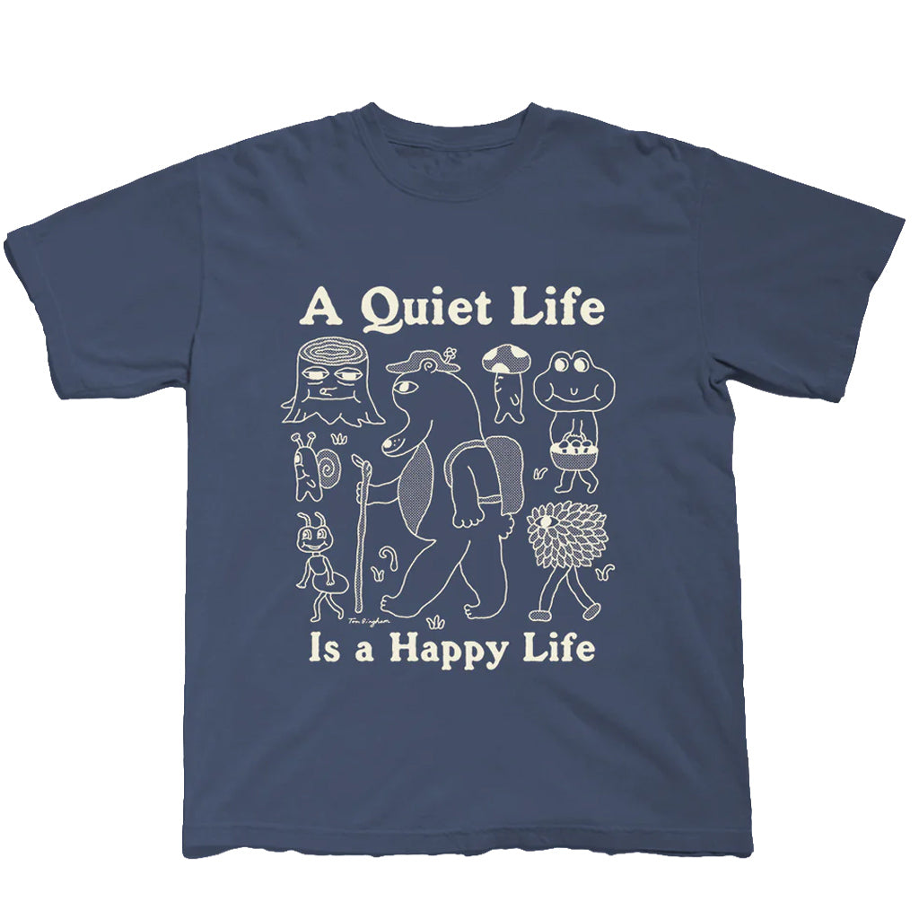 Happy Life S/S T-Shirt (Navy)