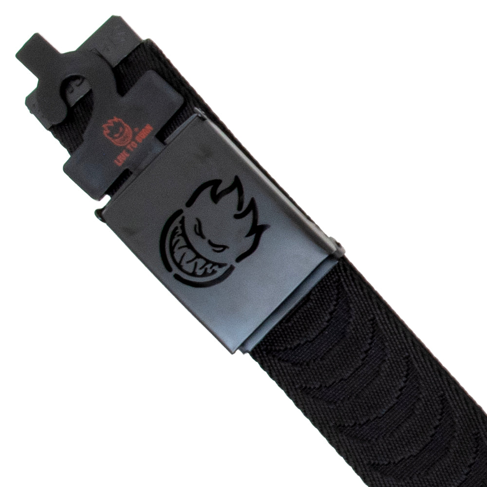 Bighead Cutout Jacquard Belt (Black / Black)