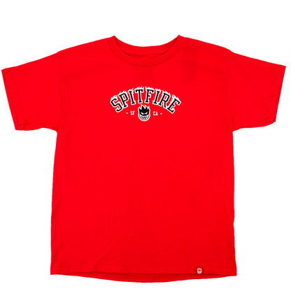 Youth Team Bighead Flames S/S T-Shirt (Red / Black)