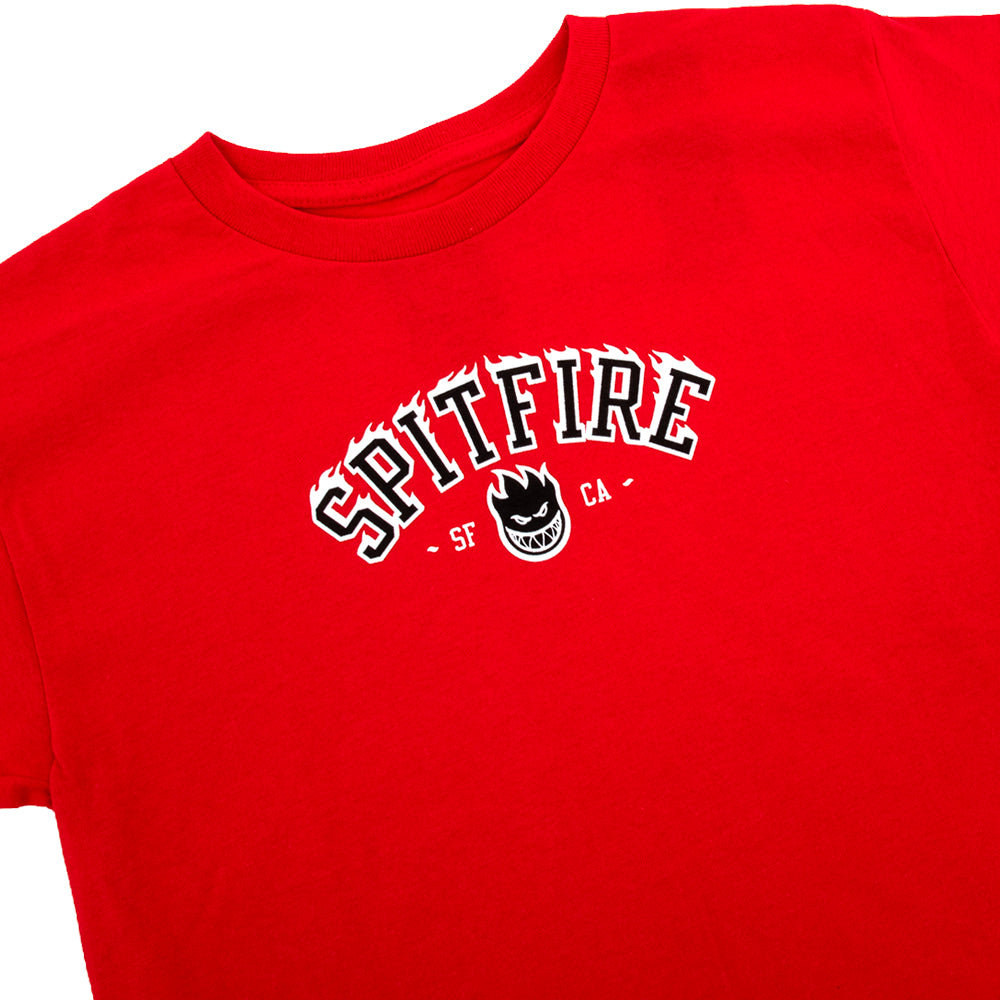Youth Team Bighead Flames S/S T-Shirt (Red / Black)