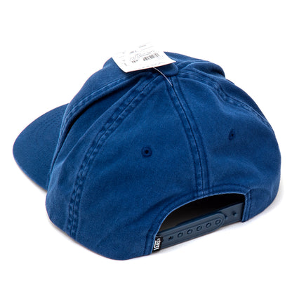 Stretch Logo 5 Panel Snapback Hat (Deep Indigo)
