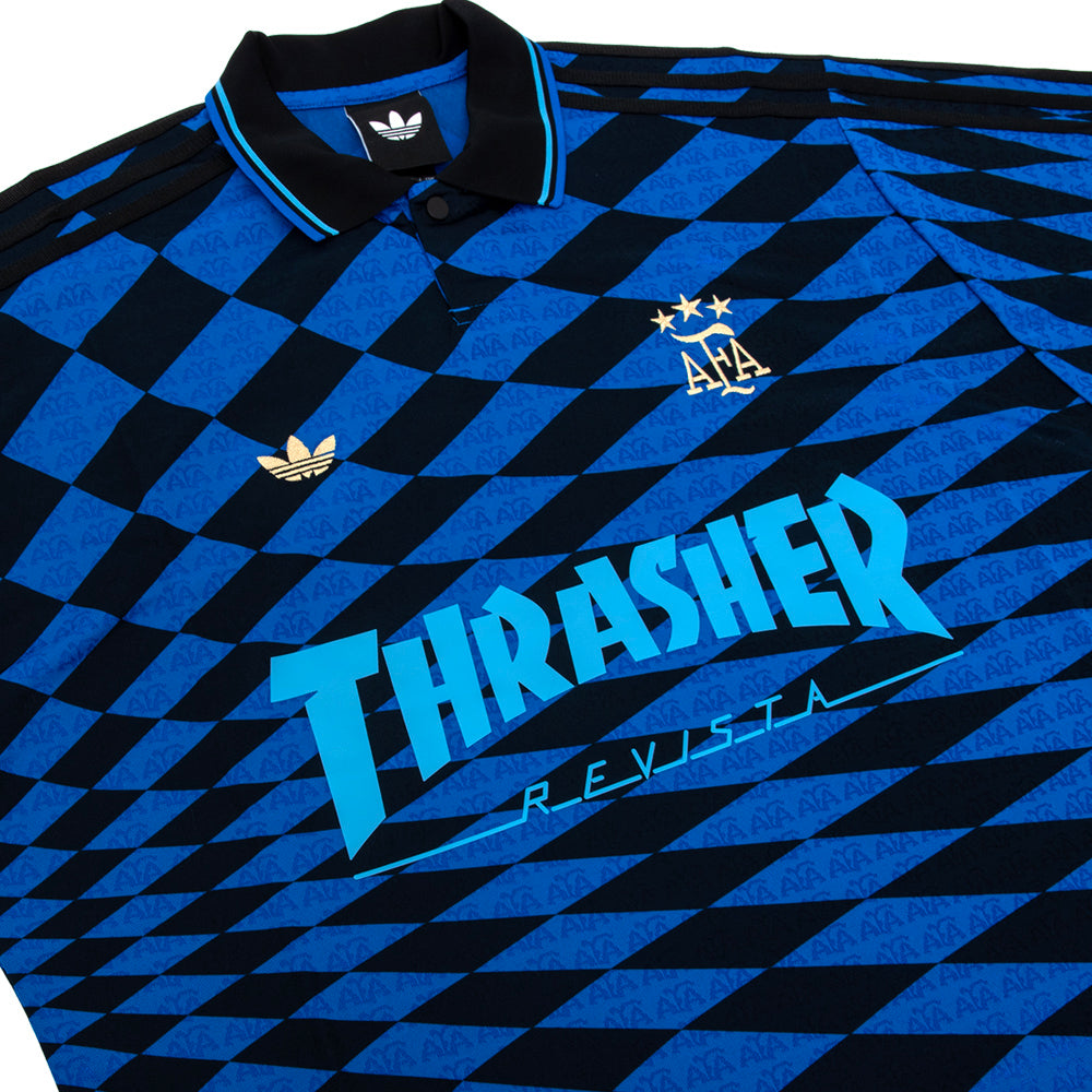x Thrasher TM x AFA Argentina S/S Jersey (Black / Blue)