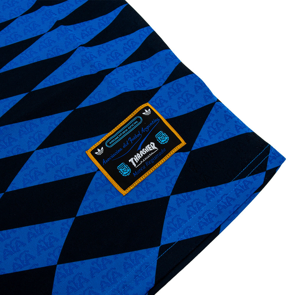x Thrasher TM x AFA Argentina S/S Jersey (Black / Blue)