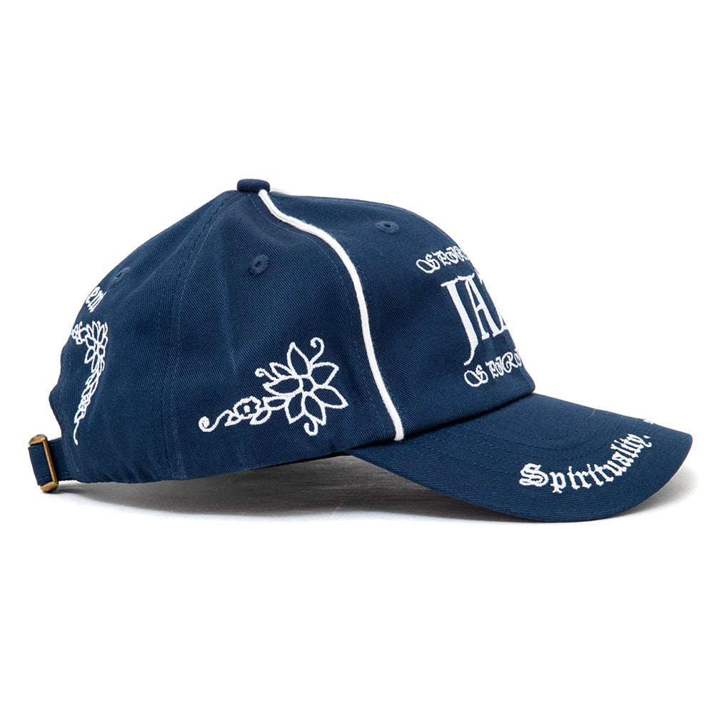 Spiritual Logo 6 Panel Strapback Hat (Navy)
