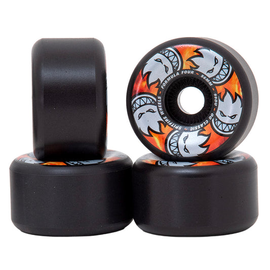 56mm Formula Four OG Classic Multiball Wheels Black (99D)