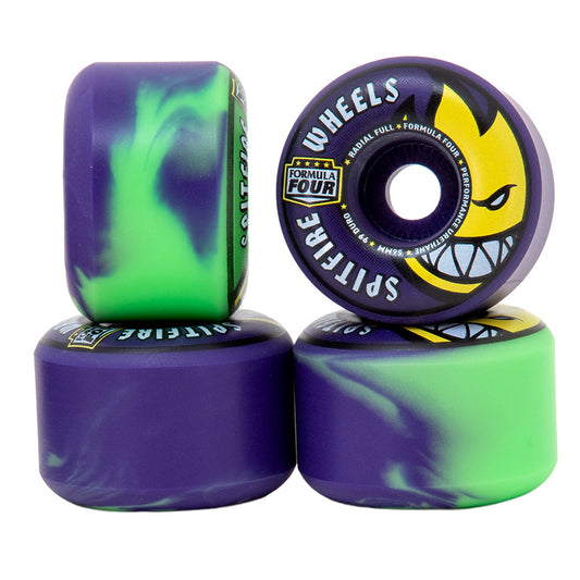 56mm Formula Four Radial Full Wheels Swirl (99D)